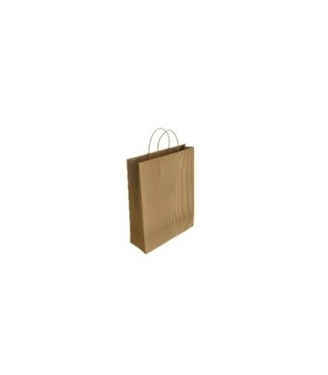 BOLSA PAPEL KRAFT VERJU. 27x37 RECI P/50