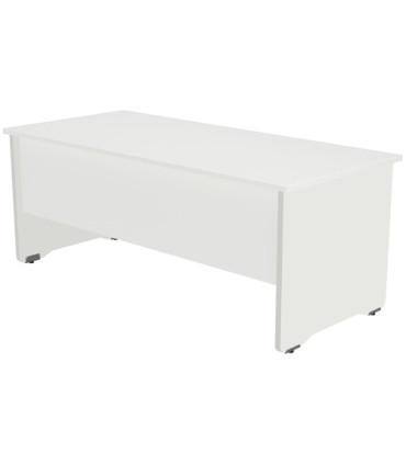 MESA ROCADA WORK 160x80 BLANCO/BLANCO