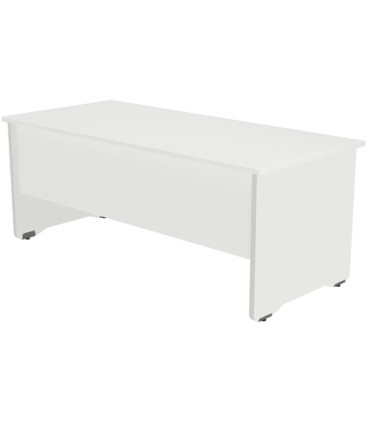 MESA ROCADA WORK 180x80 BLANCO/BLANCO