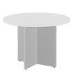 MESA ROCADA MEETING REDONDA 120 AL/BLANC