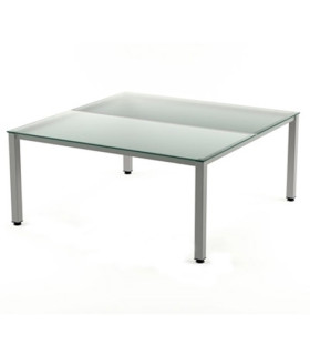 MESA ROCADA EXECUTIVE 160x163 AL/CRISTAL
