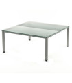 MESA ROCADA EXECUTIVE 160x163 AL/CRISTAL