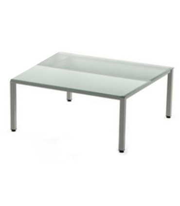 MESA ROCADA EXEC. ALA 100x60 AL/CRISTAL