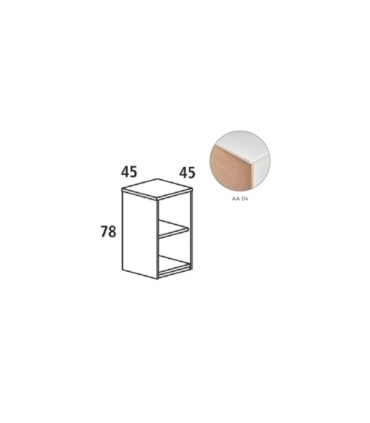 ARMARIO ROCADA COLUMNA 84x45 HAYA/BLANCO