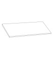 ESTANTE DE ARMARIO 862 x 354 GRIS
