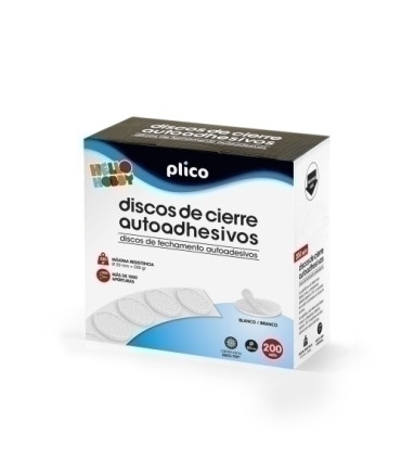 DISCOS CIERRE ADHE.PLICO 20 Ø 200 BLANCO