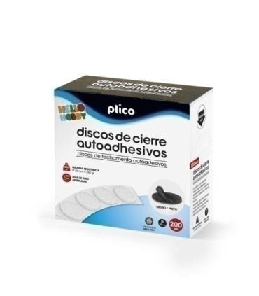 DISCOS CIERRE ADHE.PLICO 20 Ø 200 NEGRO