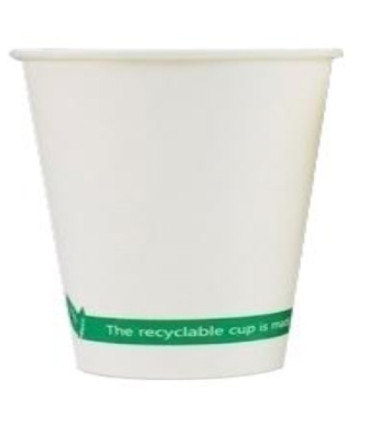 VASOS CARTON BLANCO 110 ml BOLSA DE 50