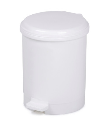 PAPELERA PL. CEP C/TAPA PEDAL 20L BLANCA