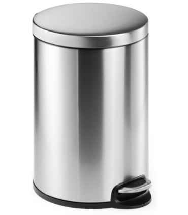 PAPELERA DURABLE MET.REDONDA 20 L INOX