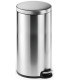 PAPELERA DURABLE MET.REDONDA 30 L INOX
