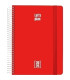 AG.GRAF. POLIPROPILENO t.PP A5 D/P ROJO