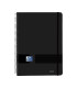 AG.OXF. LIVE&GO BLACK t.PP A5 S/V NEGRO