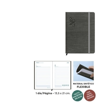 AG.SENF. FLOW 135x210 D/P GRIS OSCURO