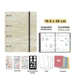 AG.SENF. STONE 195x260 S/V MARMOL BLANCO
