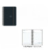 AG.SENF. UNICOLOR 135x210 D/P NEGRO