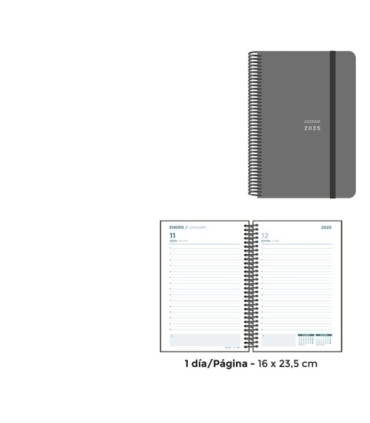 AG.SENF. UNICOLOR 160x235 D/P GRIS