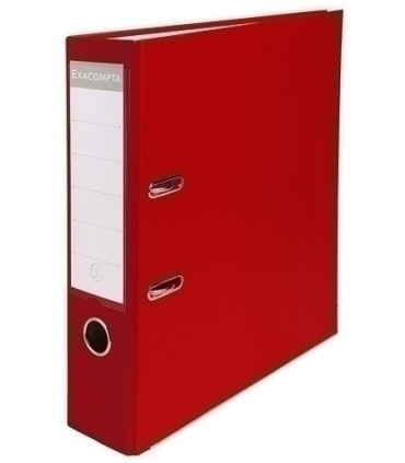 ARCHIVADOR EXAC. FR.PP A4 80 ROJO
