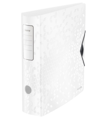 ARCHIVADOR LEITZ WOW A4 180º 80mm BLANCO