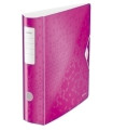 ARCHIVADOR LEITZ WOW A4 180º 80mm FUCSIA