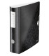 ARCHIVADOR LEITZ WOW A4 180º 80mm NEGRO