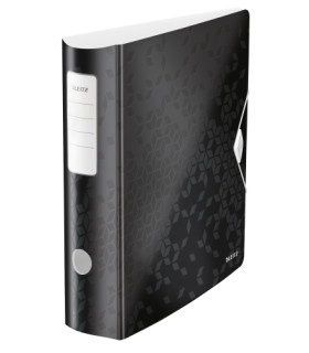 ARCHIVADOR LEITZ WOW A4 180º 80mm NEGRO