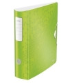 ARCHIVADOR LEITZ WOW A4 180º 80mm VERDE