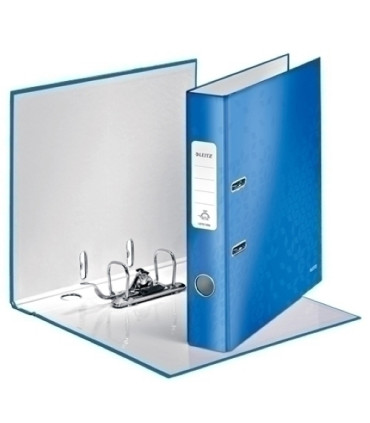 ARCHIVADOR LEITZ WOW A4 180º 50mm AZUL