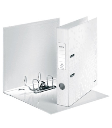 ARCHIVADOR LEITZ WOW A4 180º 50mm BLANCO