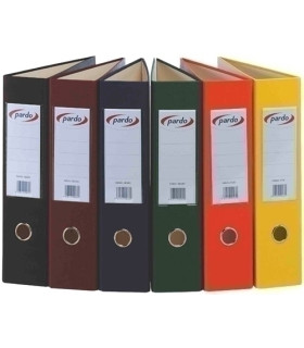 ARCHIVADOR PARDO FR.PVC Fº 70 ROJO