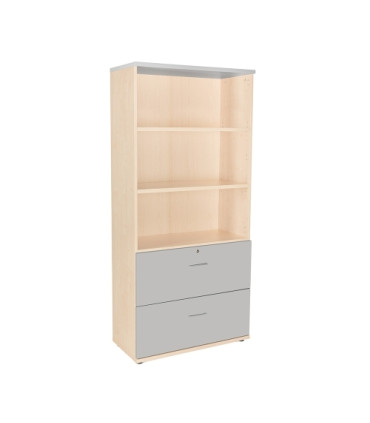 ARMARIO ROCADA CARPETERO 195x90 HAYA/GRI