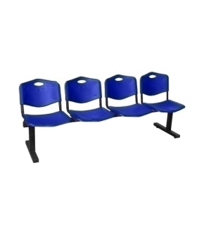 BANCADA PIQUERAS BIENSERVIDA PVC AZUL