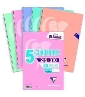 BLOCK CLAIREFON. Fº 80h 4x4 90g PAST P/5
