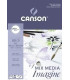 BLOC DIBUJO CANSON IMAGINE ENCOL. A2 200