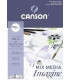 BLOC DIBUJO CANSON IMAGINE ENCOL. A5 200