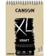 BLOC DIBUJO CANSON XL KRAFT C/ESP. A4 90