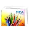 BLOC DIBUJO PACSA COLOURS 23x33cm 130g