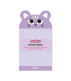 BLOC DE NOTAS BACK2FUN GATITA