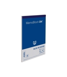 BLOC DE NOTAS UNI MEMOBLOCK A5 80h CD.4