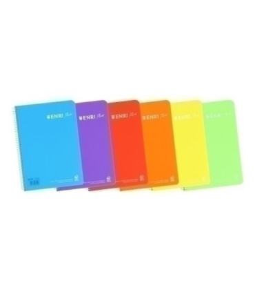 BLOCK ENRI PLUS PP 4º 80h LISO COL.(6)