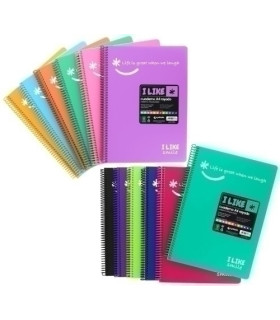 BLOC GRAF.PP LIKE2 A4 80h HZ.7 mm SURT.