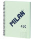 BLOC MILAN 430 A4 80h CD.5 VERDE