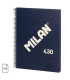 BLOC MILAN 430 A4 80h LISO AZUL