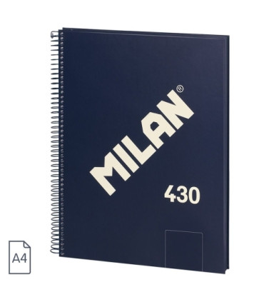 BLOC MILAN 430 A4 80h LISO AZUL