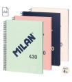 BLOC MILAN 430 A4 80h LISO SURT. PACK 4