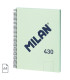 BLOC MILAN 430 A4 80h LISO VERDE