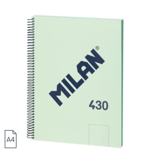BLOC MILAN 430 A4 80h LISO VERDE