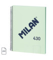 BLOC MILAN 430 A4 80h LISO VERDE