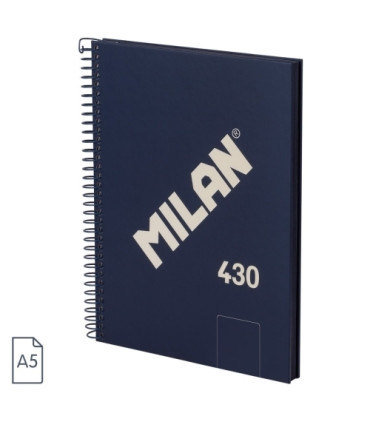 BLOC MILAN 430 A5 80h LISO AZUL