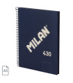 BLOC MILAN 430 A5 80h LISO AZUL